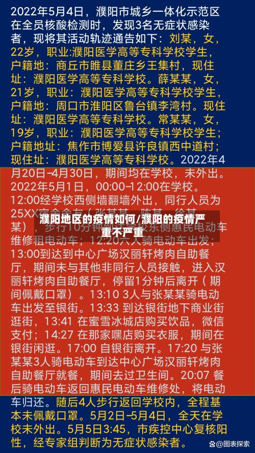 濮阳地区的疫情如何/濮阳的疫情严重不严重-第2张图片