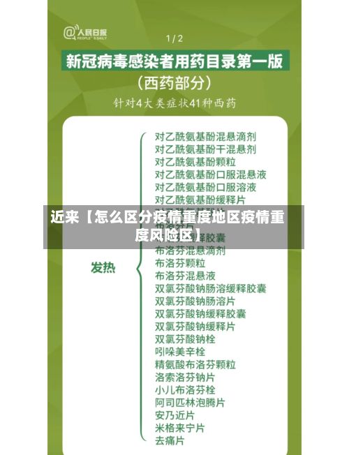 近来【怎么区分疫情重度地区疫情重度风险区】