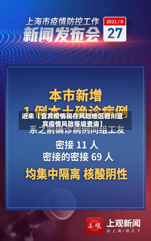 近来【宜宾疫情现在风险地区四川宜宾疫情风险等级查询】