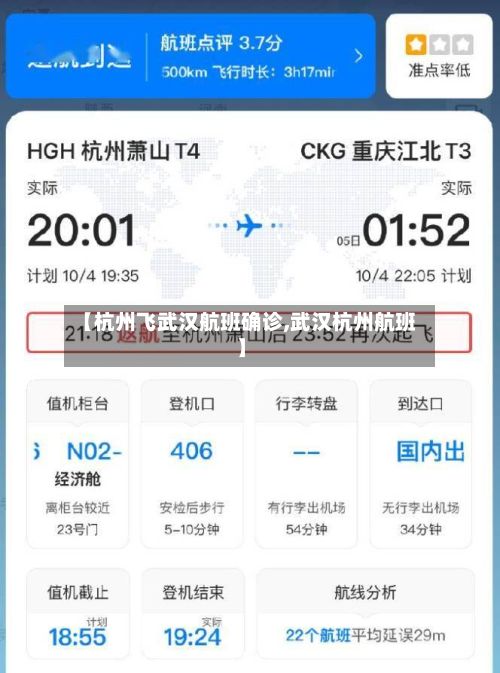 【杭州飞武汉航班确诊,武汉杭州航班】-第1张图片