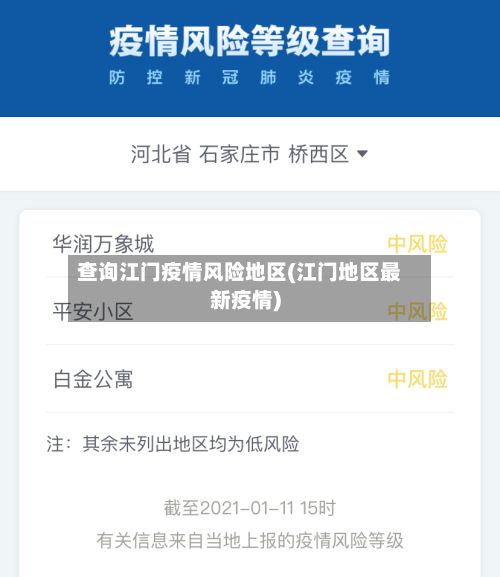 查询江门疫情风险地区(江门地区最新疫情)-第3张图片