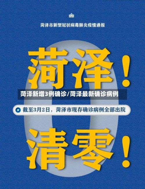 菏泽新增3例确诊/菏泽最新确诊病例-第3张图片