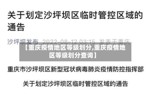 【重庆疫情地区等级划分,重庆疫情地区等级划分查询】