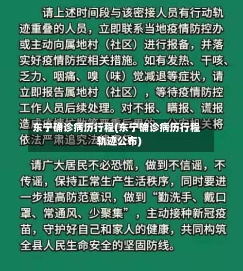 东宁确诊病历行程(东宁确诊病历行程轨迹公布)-第1张图片