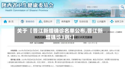 关于【晋江新增确诊名单公布,晋江新增确诊3例!】-第1张图片