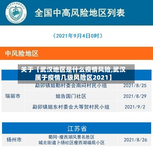关于【武汉地区是什么疫情风险,武汉属于疫情几级风险区2021】-第2张图片