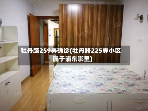 牡丹路259弄确诊(牡丹路225弄小区属于浦东哪里)
