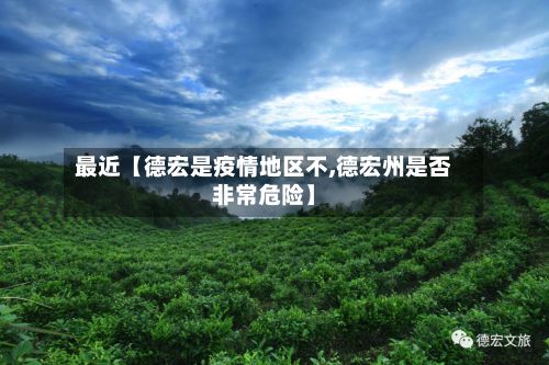 最近【德宏是疫情地区不,德宏州是否非常危险】