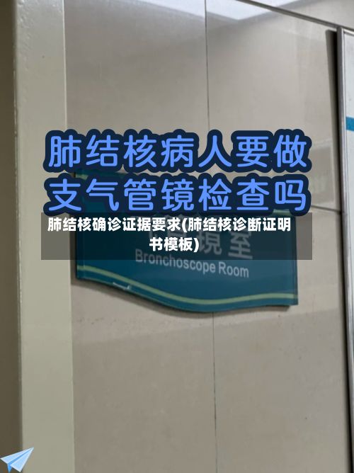 肺结核确诊证据要求(肺结核诊断证明书模板)-第2张图片