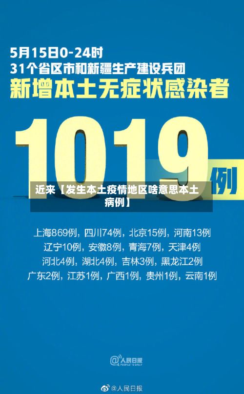 近来【发生本土疫情地区啥意思本土病例】-第2张图片