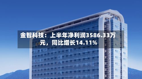 金智科技：上半年净利润3586.33万元，同比增长14.11%-第2张图片