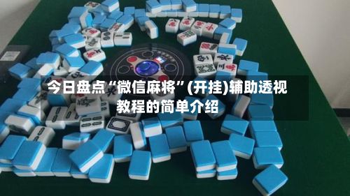 今日盘点“微信麻将”(开挂)辅助透视教程的简单介绍