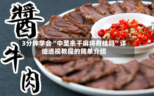 3分钟学会“中至余干麻将有挂吗”详细透视教程的简单介绍-第2张图片