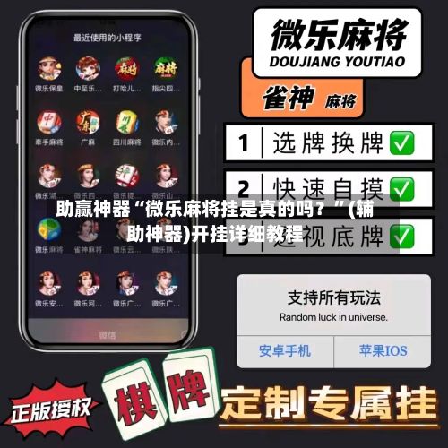 助赢神器“微乐麻将挂是真的吗？”(辅助神器)开挂详细教程