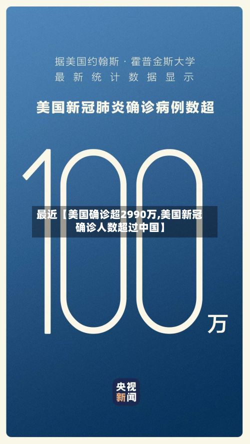 最近【美国确诊超2990万,美国新冠确诊人数超过中国】-第2张图片
