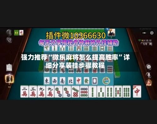 强力推荐“微乐麻将怎么提高胜率”详细分享装挂步骤教程-第3张图片