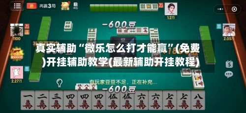 真实辅助“微乐怎么打才能赢”(免费)开挂辅助教学(最新辅助开挂教程)-第3张图片