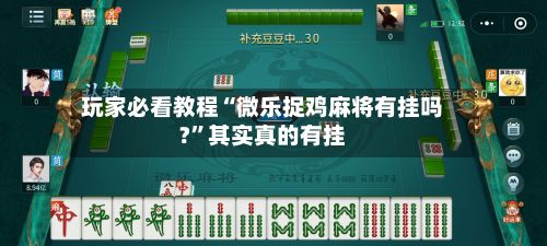 玩家必看教程“微乐捉鸡麻将有挂吗?”其实真的有挂-第3张图片