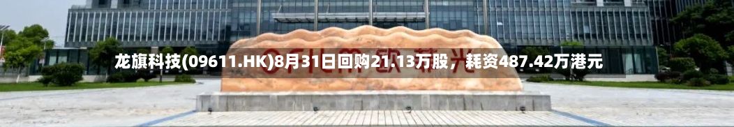 龙旗科技(09611.HK)8月31日回购21.13万股，耗资487.42万港元