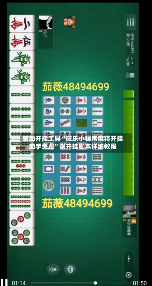 辅助开挂工具“微乐小程序麻将开挂助手免费	”附开挂脚本详细教程-第2张图片