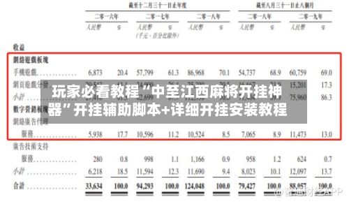 玩家必看教程“中至江西麻将开挂神器”开挂辅助脚本+详细开挂安装教程-第2张图片