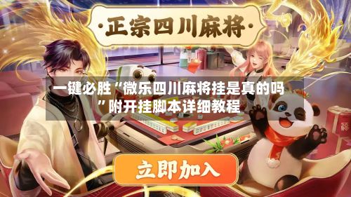 一键必胜“微乐四川麻将挂是真的吗”附开挂脚本详细教程-第2张图片
